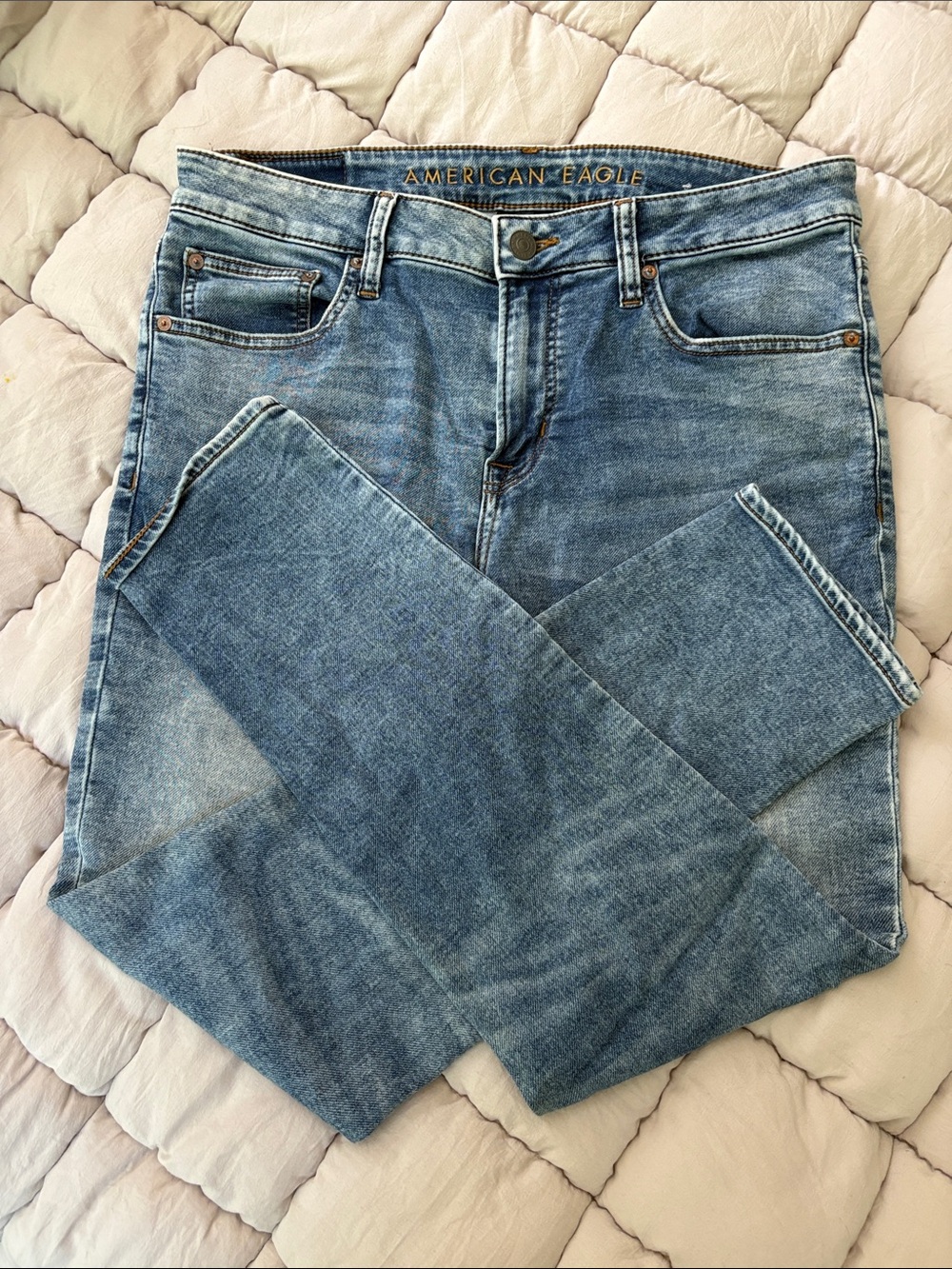 American Eagle Outfitters Men's Medium Light Blue Slim Jeans